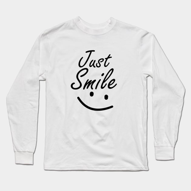 just smile Long Sleeve T-Shirt by sarahnash